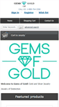 Mobile Screenshot of gemsofgold.com