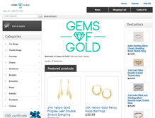 Tablet Screenshot of gemsofgold.com